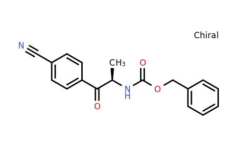 CAS 1260608-78-3 | Benzyl [(1R)-2-(4-cyanophenyl)-1-methyl-2-oxoethyl]carbamate