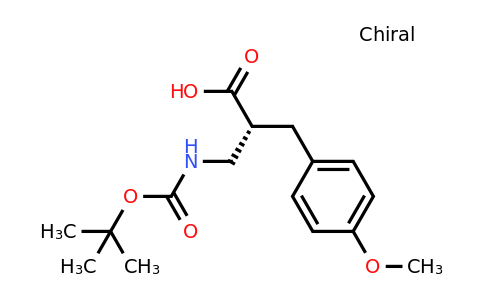 CAS 1260608-84-1 | (R)-2-(Tert-butoxycarbonylamino-methyl)-3-(4-methoxy-phenyl)-propionic acid