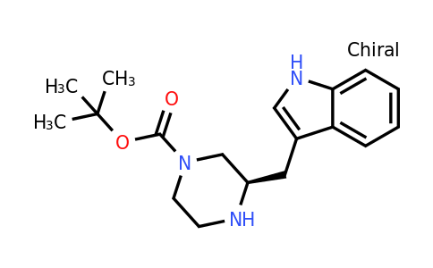 CAS 1260608-98-7 | (R)-3-(1H-Indol-3-ylmethyl)-piperazine-1-carboxylic acid tert-butyl ester