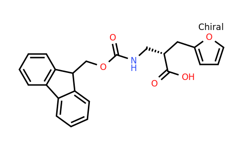 CAS 1260609-07-1 | (S)-2-[(9H-Fluoren-9-ylmethoxycarbonylamino)-methyl]-3-furan-2-YL-propionic acid