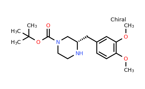 CAS 1260609-15-1 | (S)-3-(3,4-Dimethoxy-benzyl)-piperazine-1-carboxylic acid tert-butyl ester