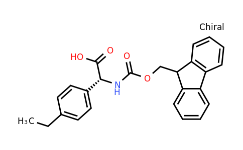 CAS 1260609-28-6 | (R)-(4-Ethyl-phenyl)-[(9H-fluoren-9-ylmethoxycarbonylamino)]-acetic acid