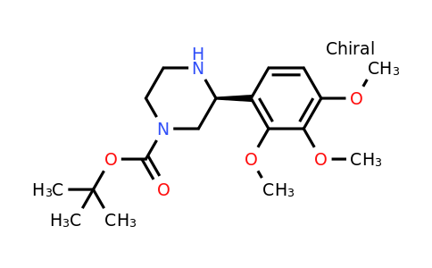 CAS 1260609-37-7 | (S)-3-(2,3,4-Trimethoxy-phenyl)-piperazine-1-carboxylic acid tert-butyl ester