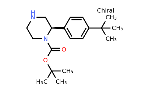 CAS 1260609-72-0 | (R)-2-(4-Tert-butyl-phenyl)-piperazine-1-carboxylic acid tert-butyl ester