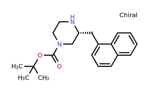 CAS 1260609-80-0 | (R)-3-Naphthalen-1-ylmethyl-piperazine-1-carboxylic acid tert-butyl ester