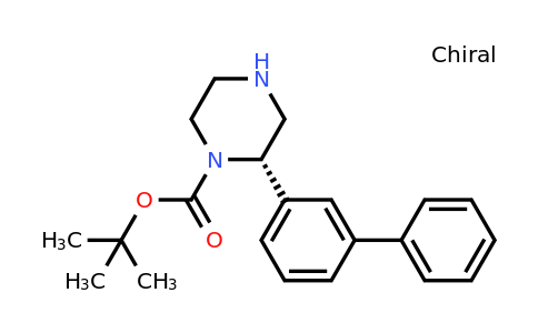 CAS 1260609-95-7 | (S)-2-Biphenyl-3-YL-piperazine-1-carboxylic acid tert-butyl ester