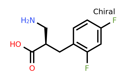CAS 1260610-40-9 | (R)-2-Aminomethyl-3-(2,4-difluoro-phenyl)-propionic acid