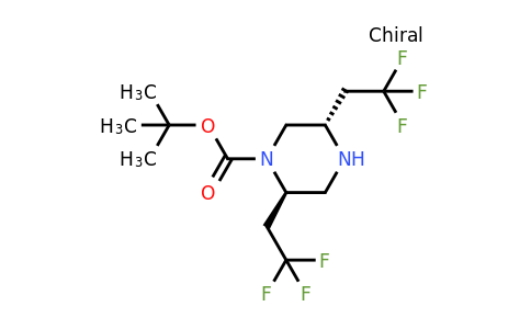 CAS 1260610-86-3 | (2R,5S)-2,5-Bis-(2,2,2-trifluoro-ethyl)-piperazine-1-carboxylic acid tert-butyl ester