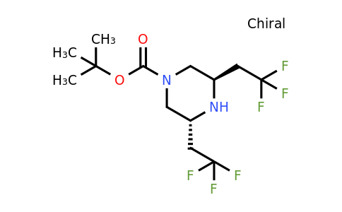 CAS 1260610-89-6 | (3R,5R)-3,5-Bis-(2,2,2-trifluoro-ethyl)-piperazine-1-carboxylic acid tert-butyl ester