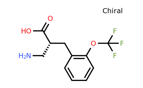 CAS 1260611-02-6 | (R)-2-Aminomethyl-3-(2-trifluoromethoxy-phenyl)-propionic acid