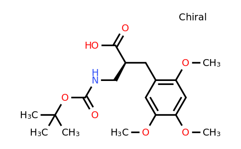 CAS 1260611-03-7 | (S)-2-(Tert-butoxycarbonylamino-methyl)-3-(2,4,5-trimethoxy-phenyl)-propionic acid