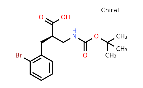 CAS 1260611-28-6 | (R)-3-(2-Bromo-phenyl)-2-(tert-butoxycarbonylamino-methyl)-propionic acid