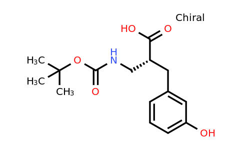 CAS 1260611-35-5 | (R)-2-(Tert-butoxycarbonylamino-methyl)-3-(3-hydroxy-phenyl)-propionic acid