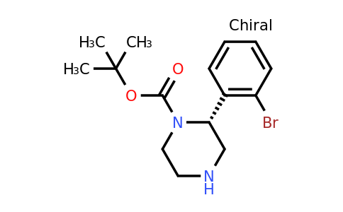 CAS 1260611-38-8 | (R)-2-(2-Bromo-phenyl)-piperazine-1-carboxylic acid tert-butyl ester