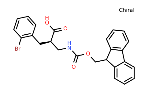 CAS 1260611-47-9 | (R)-3-(2-Bromo-phenyl)-2-[(9H-fluoren-9-ylmethoxycarbonylamino)-methyl]-propionic acid