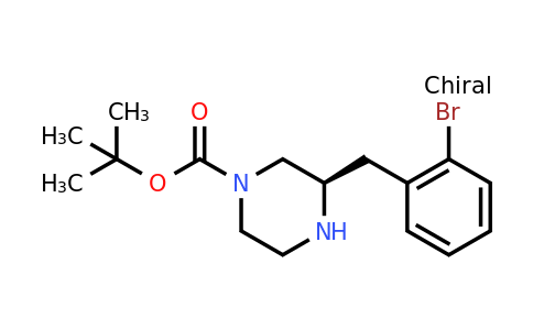 CAS 1260611-49-1 | (R)-3-(2-Bromo-benzyl)-piperazine-1-carboxylic acid tert-butyl ester