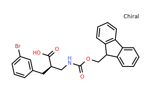 CAS 1260611-50-4 | (R)-3-(3-Bromo-phenyl)-2-[(9H-fluoren-9-ylmethoxycarbonylamino)-methyl]-propionic acid