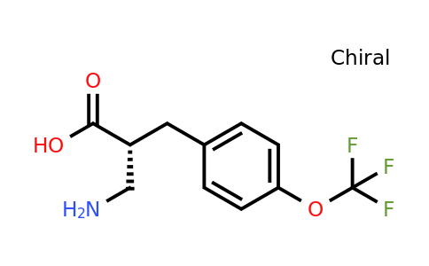 CAS 1260611-63-9 | (R)-2-Aminomethyl-3-(4-trifluoromethoxy-phenyl)-propionic acid