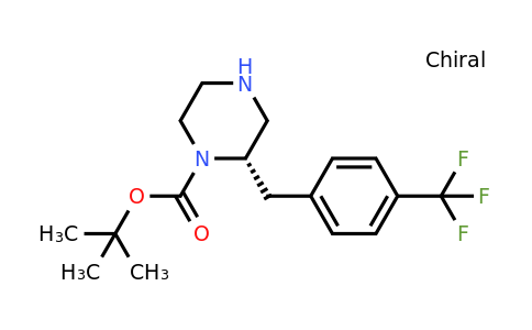 CAS 1260611-64-0 | (S)-2-(4-Trifluoromethyl-benzyl)-piperazine-1-carboxylic acid tert-butyl ester