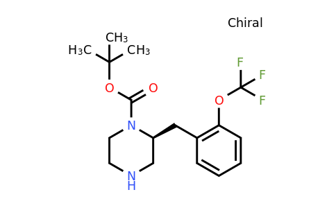 CAS 1260611-69-5 | (S)-2-(2-Trifluoromethoxy-benzyl)-piperazine-1-carboxylic acid tert-butyl ester