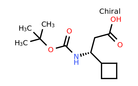 CAS 1260611-70-8 | (R)-3-Tert-butoxycarbonylamino-3-cyclobutyl-propionic acid
