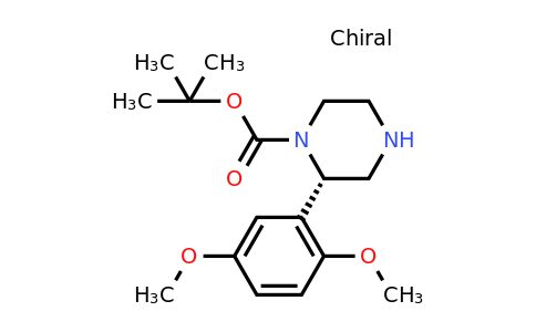 CAS 1260611-78-6 | (S)-2-(2,5-Dimethoxy-phenyl)-piperazine-1-carboxylic acid tert-butyl ester