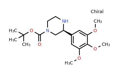 CAS 1260614-25-2 | (S)-3-(3,4,5-Trimethoxy-phenyl)-piperazine-1-carboxylic acid tert-butyl ester