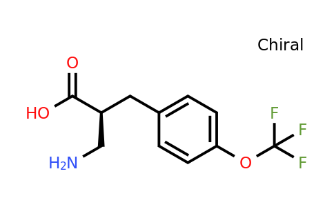 CAS 1260614-33-2 | (S)-2-Aminomethyl-3-(4-trifluoromethoxy-phenyl)-propionic acid