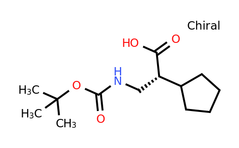 CAS 1260614-37-6 | (R)-3-Tert-butoxycarbonylamino-2-cyclopentyl-propionic acid