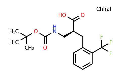 CAS 1260614-42-3 | (S)-2-(Tert-butoxycarbonylamino-methyl)-3-(2-trifluoromethyl-phenyl)-propionic acid