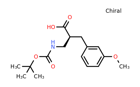 CAS 1260614-47-8 | (S)-2-(Tert-butoxycarbonylamino-methyl)-3-(3-methoxy-phenyl)-propionic acid