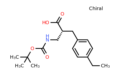 CAS 1260614-48-9 | (R)-2-(Tert-butoxycarbonylamino-methyl)-3-(4-ethyl-phenyl)-propionic acid