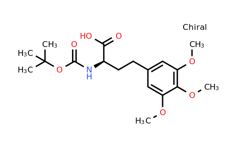 CAS 1260614-54-7 | (R)-2-Tert-butoxycarbonylamino-4-(3,4,5-trimethoxy-phenyl)-butyric acid