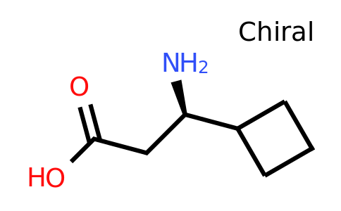 CAS 1260614-58-1 | (3R)-3-Amino-3-cyclobutylpropanoic acid