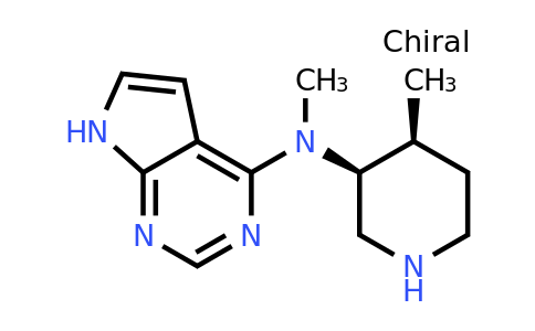 CAS 1260614-73-0 | N-Methyl-N-((3S,4S)-4-methylpiperidin-3-yl)-7H-pyrrolo[2,3-d]pyrimidin-4-amine
