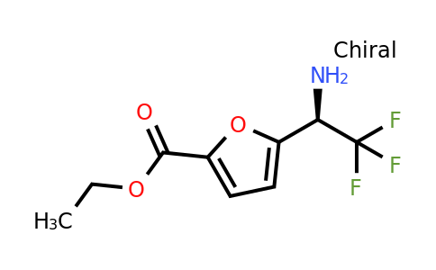 CAS 1260614-76-3 | 5-((R)-1-Amino-2,2,2-trifluoro-ethyl)-furan-2-carboxylic acid ethyl ester