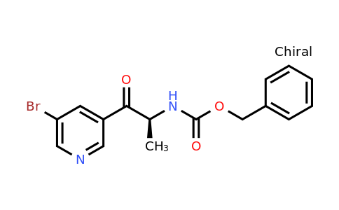 CAS 1260614-98-9 | Benzyl [(1S)-2-(5-bromopyridin-3-YL)-1-methyl-2-oxoethyl]carbamate