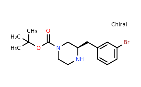 CAS 1260615-12-0 | (R)-3-(3-Bromo-benzyl)-piperazine-1-carboxylic acid tert-butyl ester