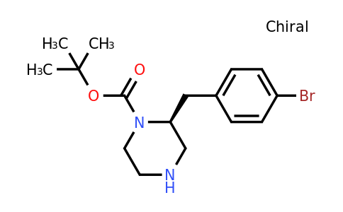 CAS 1260615-15-3 | (S)-2-(4-Bromo-benzyl)-piperazine-1-carboxylic acid tert-butyl ester