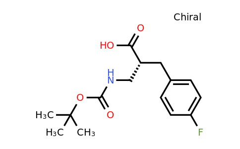 CAS 1260615-25-5 | (R)-2-(Tert-butoxycarbonylamino-methyl)-3-(4-fluoro-phenyl)-propionic acid