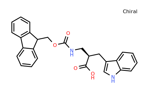 CAS 1260615-39-1 | (R)-2-[(9H-Fluoren-9-ylmethoxycarbonylamino)-methyl]-3-(1H-indol-3-YL)-propionic acid