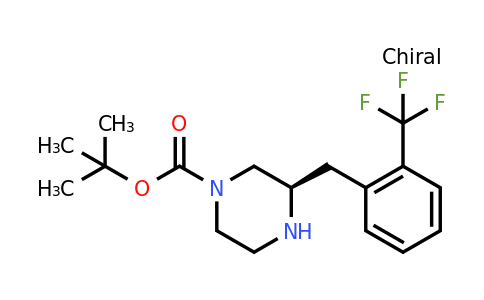 CAS 1260615-41-5 | (R)-3-(2-Trifluoromethyl-benzyl)-piperazine-1-carboxylic acid tert-butyl ester