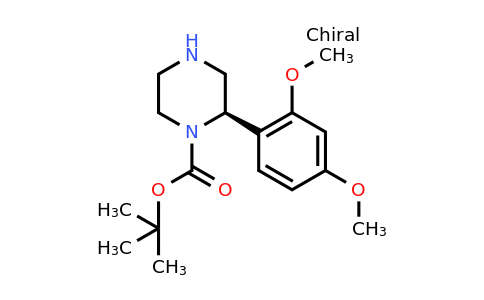 CAS 1260615-43-7 | (R)-2-(2,4-Dimethoxy-phenyl)-piperazine-1-carboxylic acid tert-butyl ester