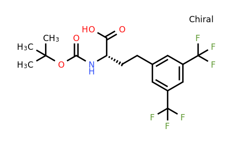 CAS 1260615-44-8 | (S)-4-(3,5-Bis-trifluoromethyl-phenyl)-2-tert-butoxycarbonylamino-butyric acid