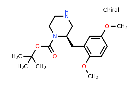 CAS 1260615-51-7 | (R)-2-(2,5-Dimethoxy-benzyl)-piperazine-1-carboxylic acid tert-butyl ester