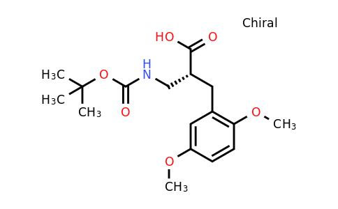 CAS 1260615-52-8 | (R)-2-(Tert-butoxycarbonylamino-methyl)-3-(2,5-dimethoxy-phenyl)-propionic acid