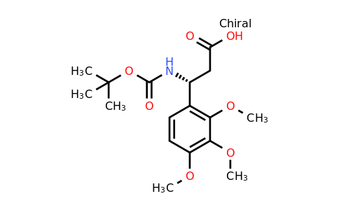 CAS 1260615-53-9 | (R)-3-Tert-butoxycarbonylamino-3-(2,3,4-trimethoxy-phenyl)-propionic acid