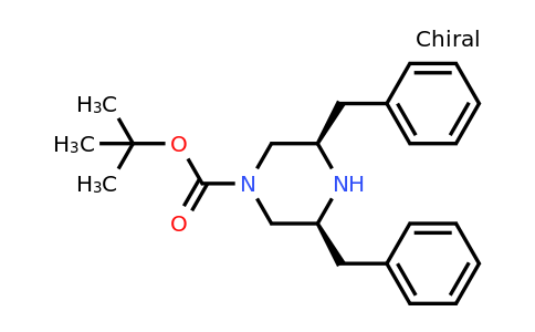 CAS 1260615-82-4 | (3S,5R)-3,5-Dibenzyl-piperazine-1-carboxylic acid tert-butyl ester