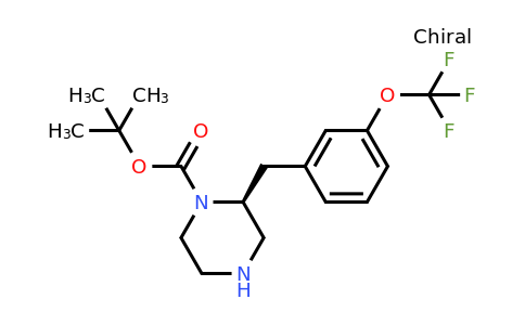 CAS 1260615-95-9 | (S)-2-(3-Trifluoromethoxy-benzyl)-piperazine-1-carboxylic acid tert-butyl ester