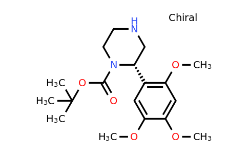 CAS 1260616-07-6 | (S)-2-(2,4,5-Trimethoxy-phenyl)-piperazine-1-carboxylic acid tert-butyl ester
